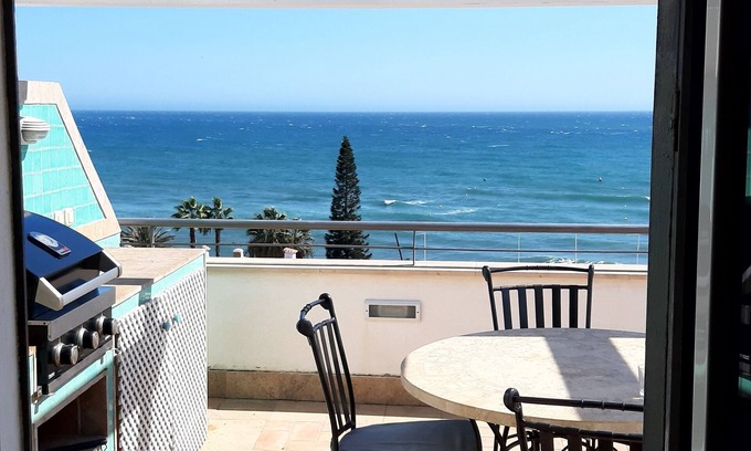 Torrox Costa Apartment | Attic apartment with its own roof terrace and sea layer