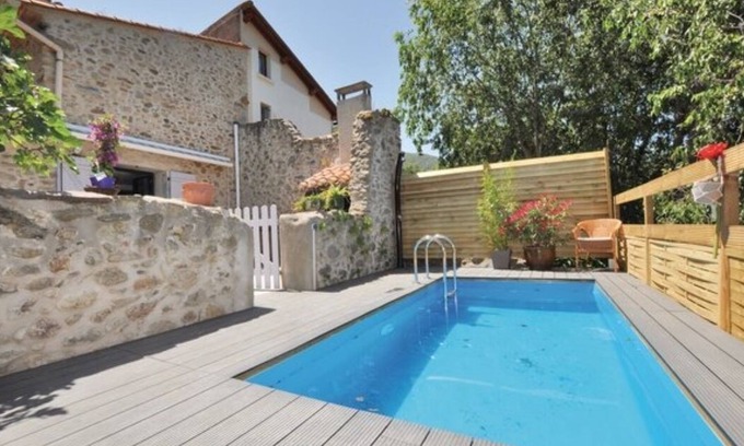 Laroque-des-Alberes Other | Authentic farmhouse at the foot of the château with private pool and exceptional view.