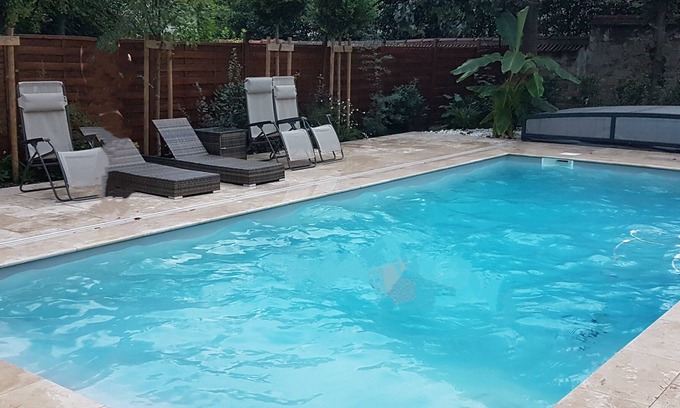Chatou House | Aux Portes de Paris Très Grande Maison Avec Piscine Chauffée 94m JO