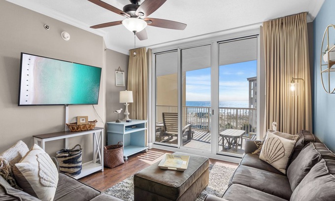 Fort Walton Beach Condo | Azure 421 ~ Ocean Views ~ Free Beach Service