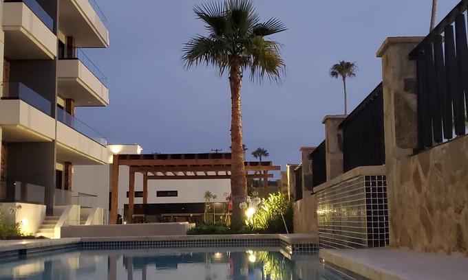 La Fonda Condo | Baja Getaway with sunset by the sea in beautiful Plaza del Mar, Rosarito