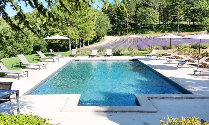Apt House | Bastide de l'Esclat - Pool - lavender fields