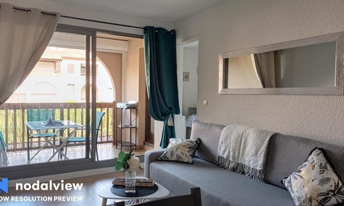 Saint-Cyprien Plage Apartment | Bastides du Gd Stade - Appart dans la verdure proche plage - Piscine
