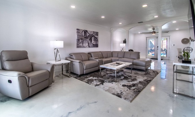 Bay Area House | Bay Views! Private Hot Tub & Lounging Pool