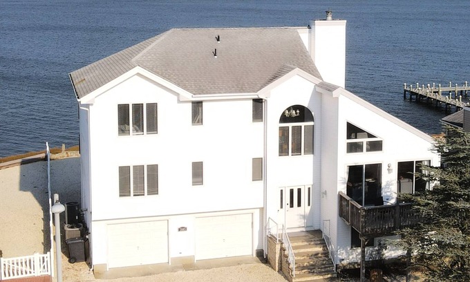 Beach Haven West House | Bayfront Home with Pier, Multi-Level Decks & Stunning LBI Views