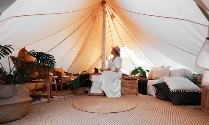 Warrenben House | Bayside Glamping;s Tent - Romantic Coastal Retreat in Marion Bay