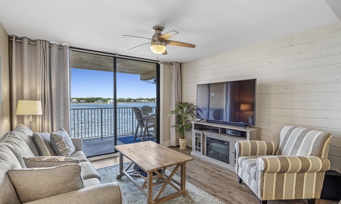 Gulf Shores Condo | Bayside Relaxation | Docks, Outdoor Pool Gulf Shores | My Beach Getaways