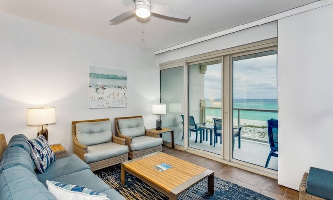 Pensacola Beach Condo | BC-302A 2B Gulf Front w/Dly Beach Chairs!