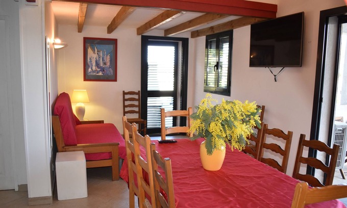 Bravone Apartment | Beach<100m.Air conditioning.Swimming pool.Private parking. Opt Wifi, car, bike. No. of activities