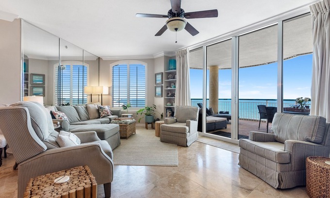 Ono Island Condo | Beach Colony East Penthouse 16B-Beach Front unit with amazing views!