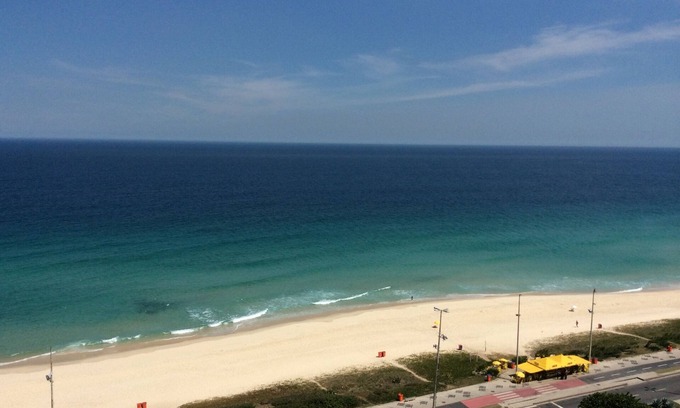 Barra da Tijuca Apartment | Beach from apt with balcony