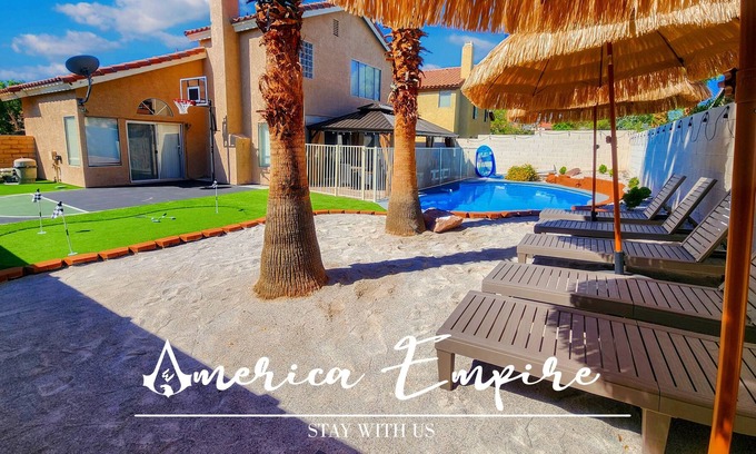 Spring Valley Villa | 𝐒𝐚𝐧𝐝 Beach Gold Class Luxury Villa With Game Room