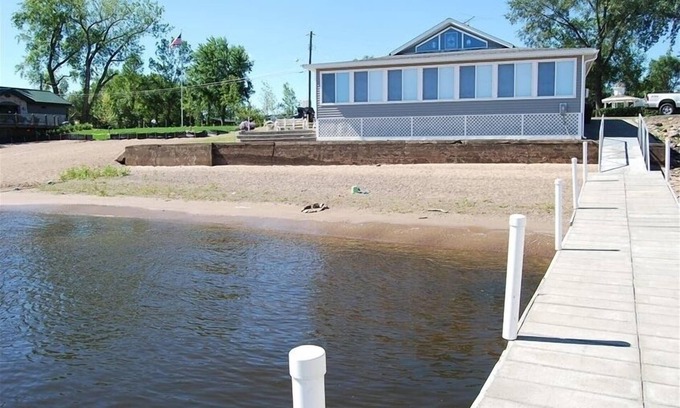 Stillwater House | Beach House #1 with a Private Beach on the St. Croix River