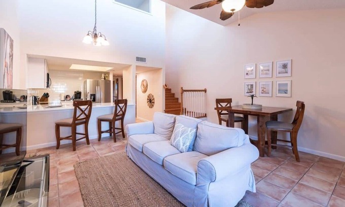 Cocoa Beach House | Beach Townhome Steps from Downtown Cocoa Beach