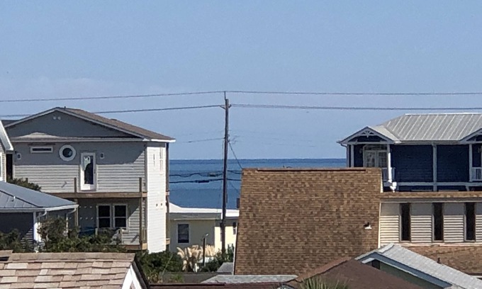 North Carolina Coast House | Beach View and beach living Walk to best beach access on Kure Beach.