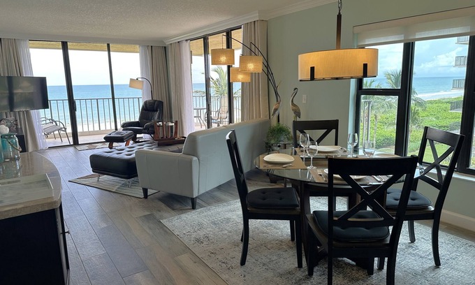 Fort Pierce Shores Condo | Beachfront Condo with Wrap Around Balcony: Nov & Dec 2025 available!