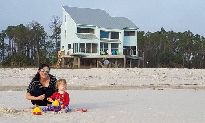 Port St. Joe House | Beachfront home on Gulf of Mexico (240 ft private beach frontage)
