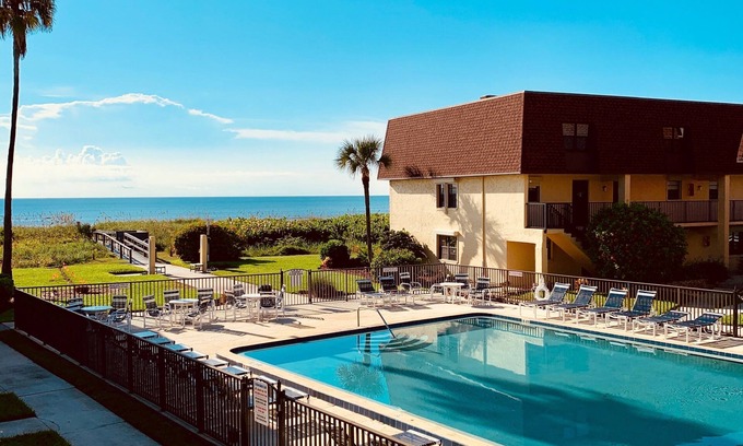 Avon By The Sea Condo | BEACHFRONT PARADISE -2BR Townhouse with Balcony, Pool, and Private Beach Access
