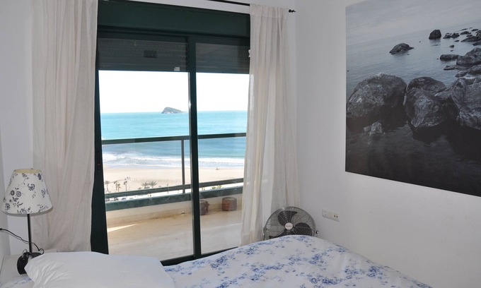 Villajoyosa Condo | Beachfront penthouse with sea views