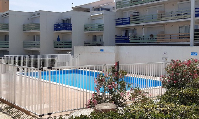 Leucate Apartment | Beachfront Studio with Pool, Terrace, Parking - Sleeps 4