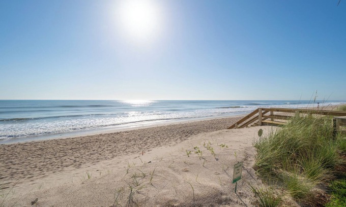 Indian Harbour Beach Condo | Beachfront Vacation Rental, Beautiful Views from the 1st story.