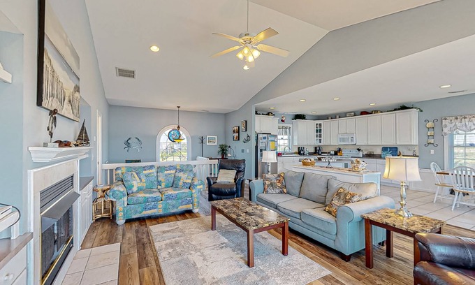 North Topsail Beach House | Beachfront home with pool, private hot tub, beach access & lovely views