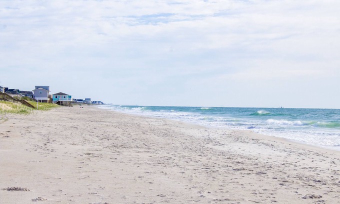 North Topsail Beach House | BeachPlease steps away from beach and sound!
