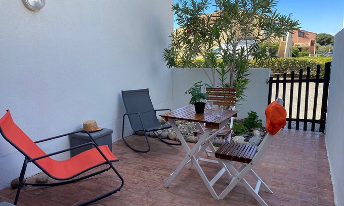 Port Leucate Apartment | Beachside 2BR Apartment with Parking & Terrace, Sleeps 5, Pet-Friendly, Steps to the Sea