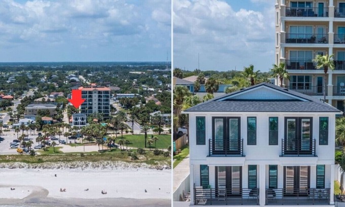 Jacksonville Beach House | Beachside Home: 3 En Suites, Views, Bikes, Firepit