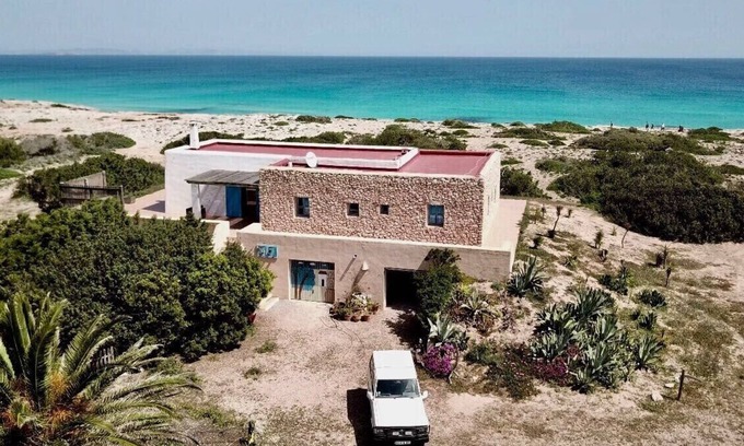 Calo de Sant Agusti Villa | BEAUTIFUL 10/6 PERSON PROPERTY WITH LARGE SWIMMING POOL. DIRECT ACCESS TO THE SEA.