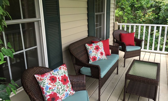 Black Mountain House | Beautiful 3/2 Treetop Home in Black Mountain ~ Walk To Lake Tomahawk!