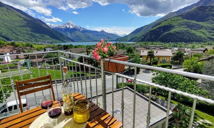 Novate Mezzola Apartment | Beautiful apartment for 5 people with WIFI, TV and terrace