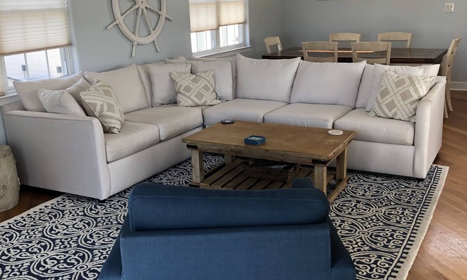 Brigantine House | Beautiful Bi-Level Bungalow Just Steps Away From Brigantine Beach! 3BR, 2.5BA