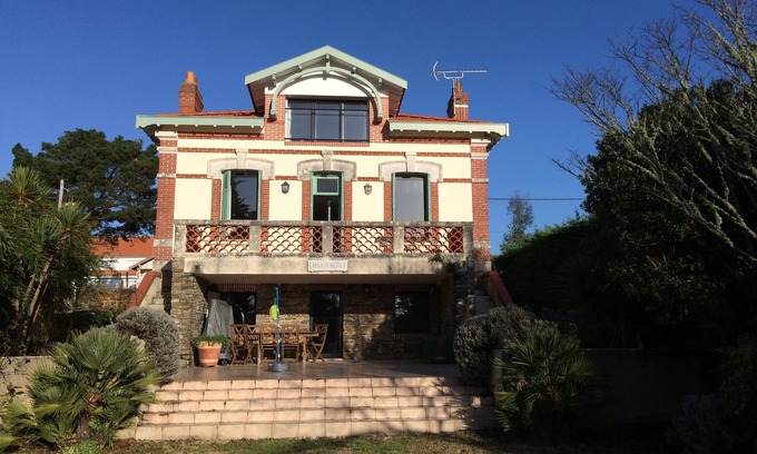 Pornic Villa | Beautiful character villa, sea view, terraces, southern exposure, garden & beach