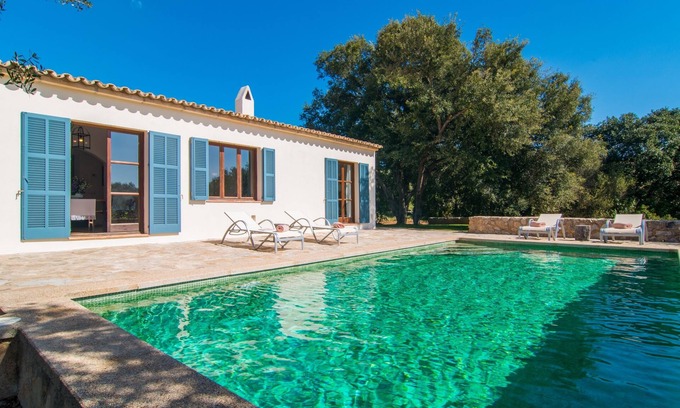 Son Servera Villa | Beautiful Holiday Home “Finca Es Garballó” with Garden, Pool, Terraces & WiFi; Parking Available