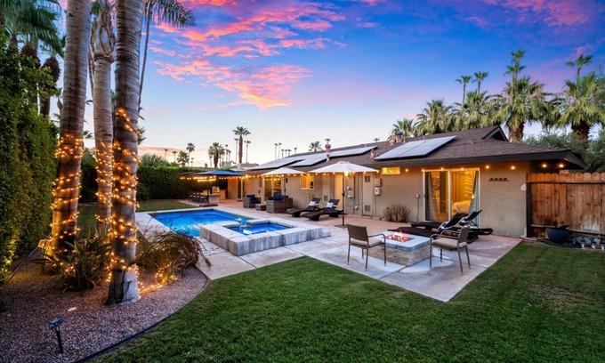 Palm Springs House | Beautiful Home Private Pool and Yard South Palm Springs