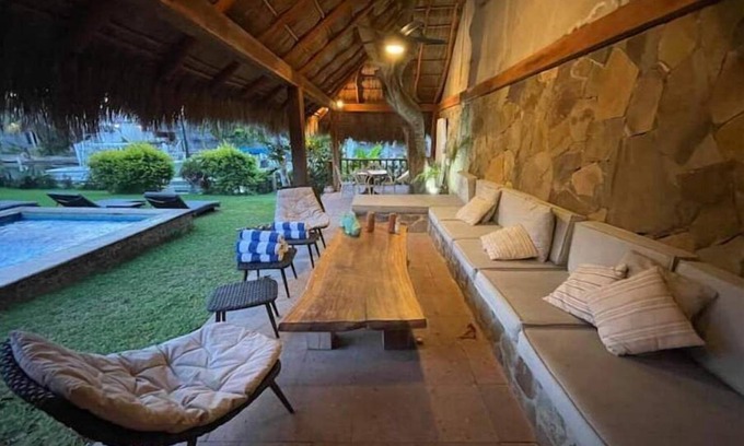 Barra de Navidad House | Beautiful house with marina and palapa