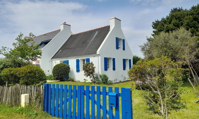 Locmaria House | Beautiful island at sea, holiday house close to the great sand beach