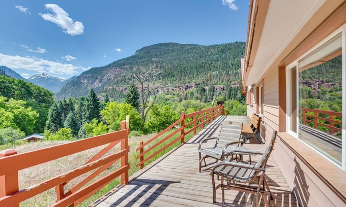 Ridgway House | Beautiful Ouray Home w/Patio - 3 Mi to Downtown!