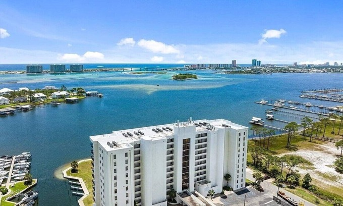 Ono Island Condo | Beautiful Panoramic Views | Spacious Waterfront Penthouse | My Beach Getaways