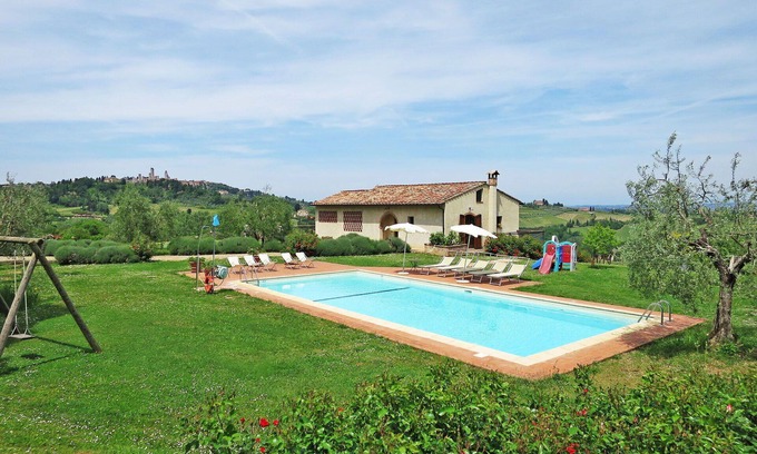 San Gimignano Villa | Beautiful private villa with A/C, private pool, WIFI, TV, terrace, pets allowed and panoramic view