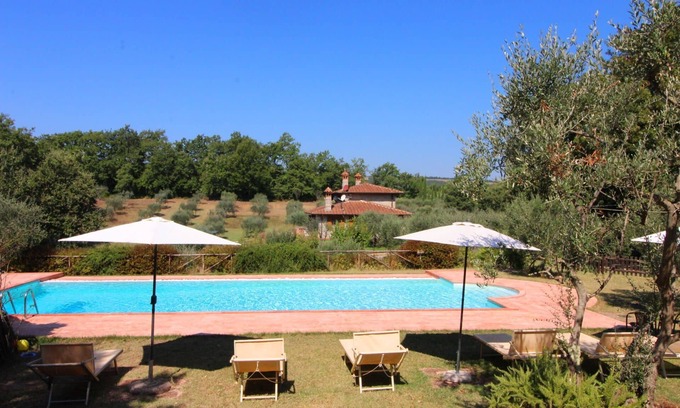Santarello Villa | Beautiful private villa for 8 people with private pool, WIFI, A/C and TV, close to Montepulciano