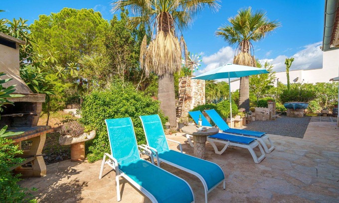 Cala Murada House | Beautiful private villa for 5 people with WIFI, TV, terrace, pets allowed and panoramic view