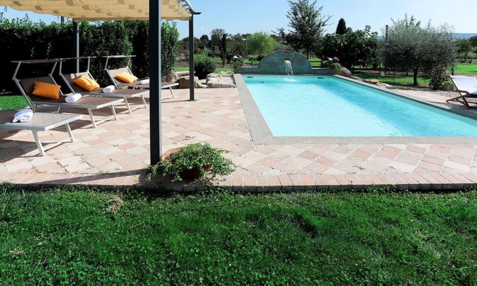 Sutri Villa | Beautiful private villa for 5 people with A/C, private pool, WIFI, TV, terrace and panoramic view