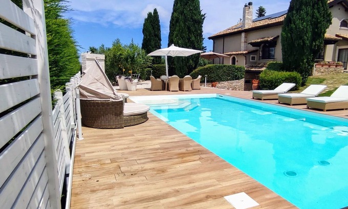 Vasto Villa | Beautiful private villa for 10 people with private pool, A/C, WIFI, TV and panoramic view
