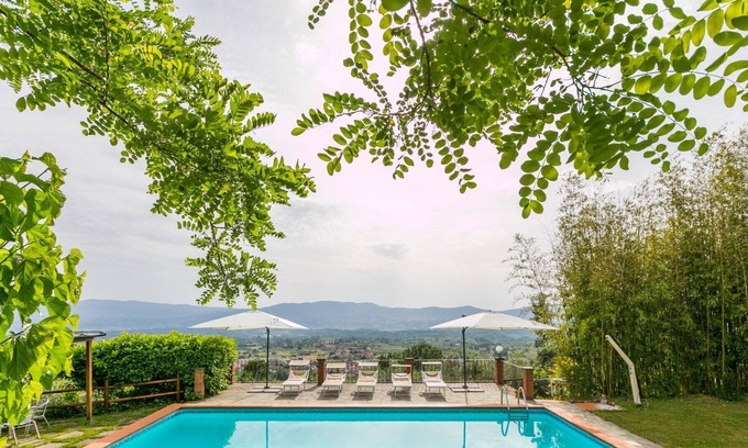 Bivio Pozzo Villa | Beautiful private villa with private pool, WIFI, TV, patio, pets allowed, panoramic view and par...