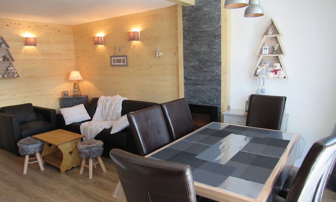 Val-Thorens Apartment | Beautiful renovated 40m² apartment in the center of Val Thorens for 4/6 people
