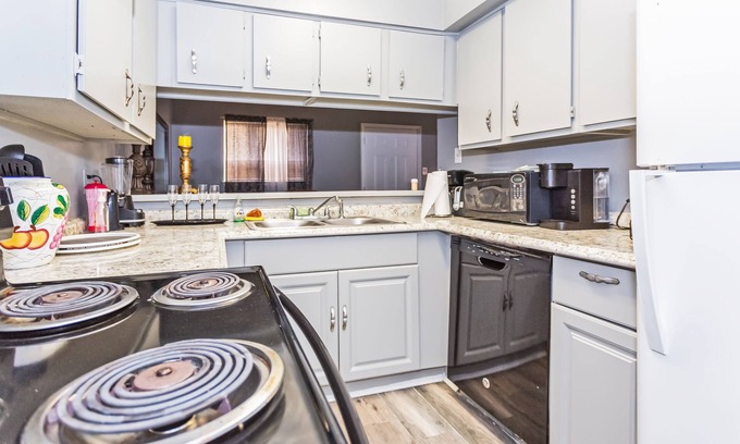 Sharpstown Condo | Beautiful, two-bedroom Condo and private garage