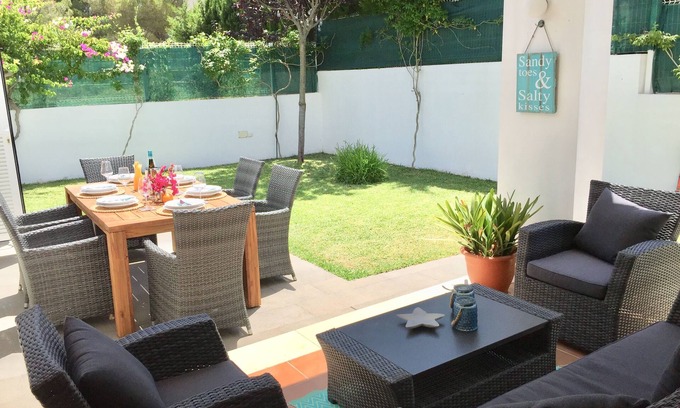 Son Serra de Marina House | Beautiful villa for 6 people. by the sea with a great garden