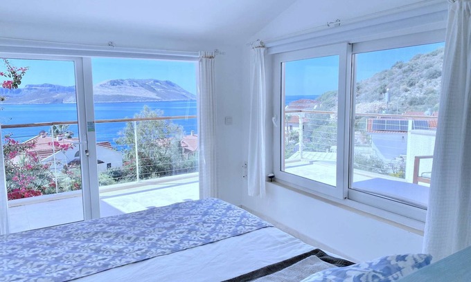 Kas Villa | Beautiful villa with panoramic sea view from all rooms